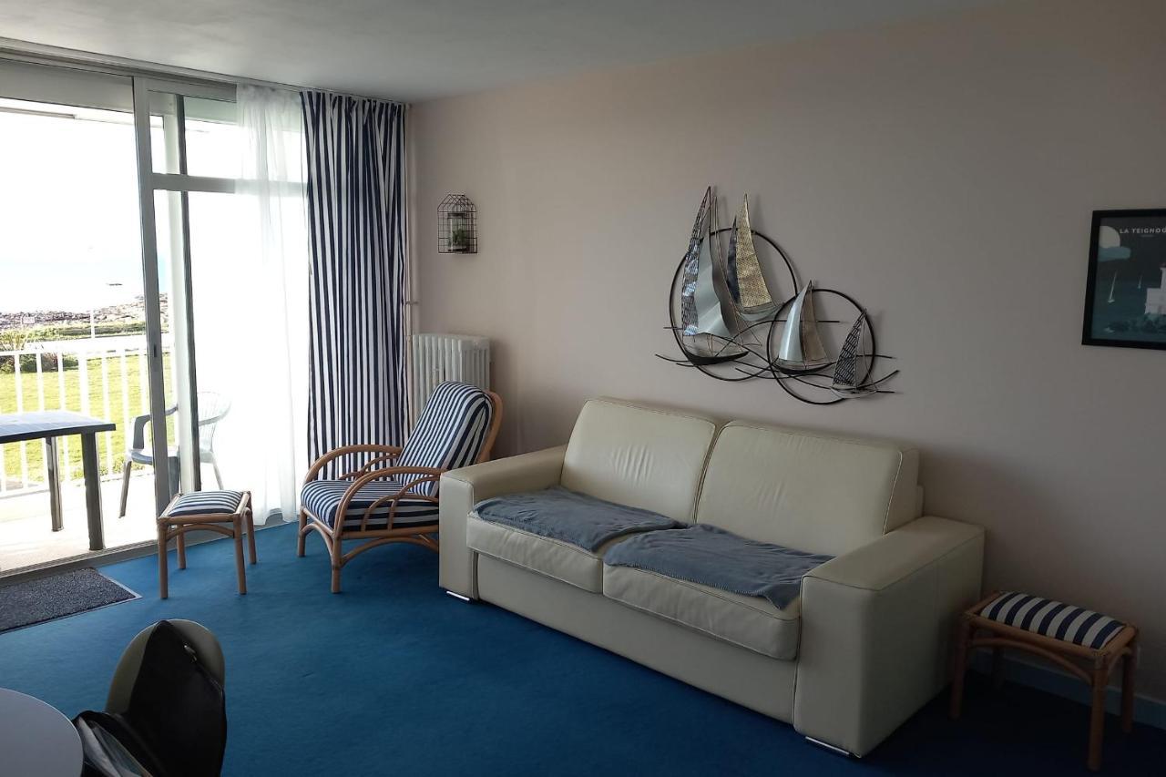 קיברון Grand Studio Vue Mer Dans Residence Des 3 Iles Pres De La Thalasso מראה חיצוני תמונה