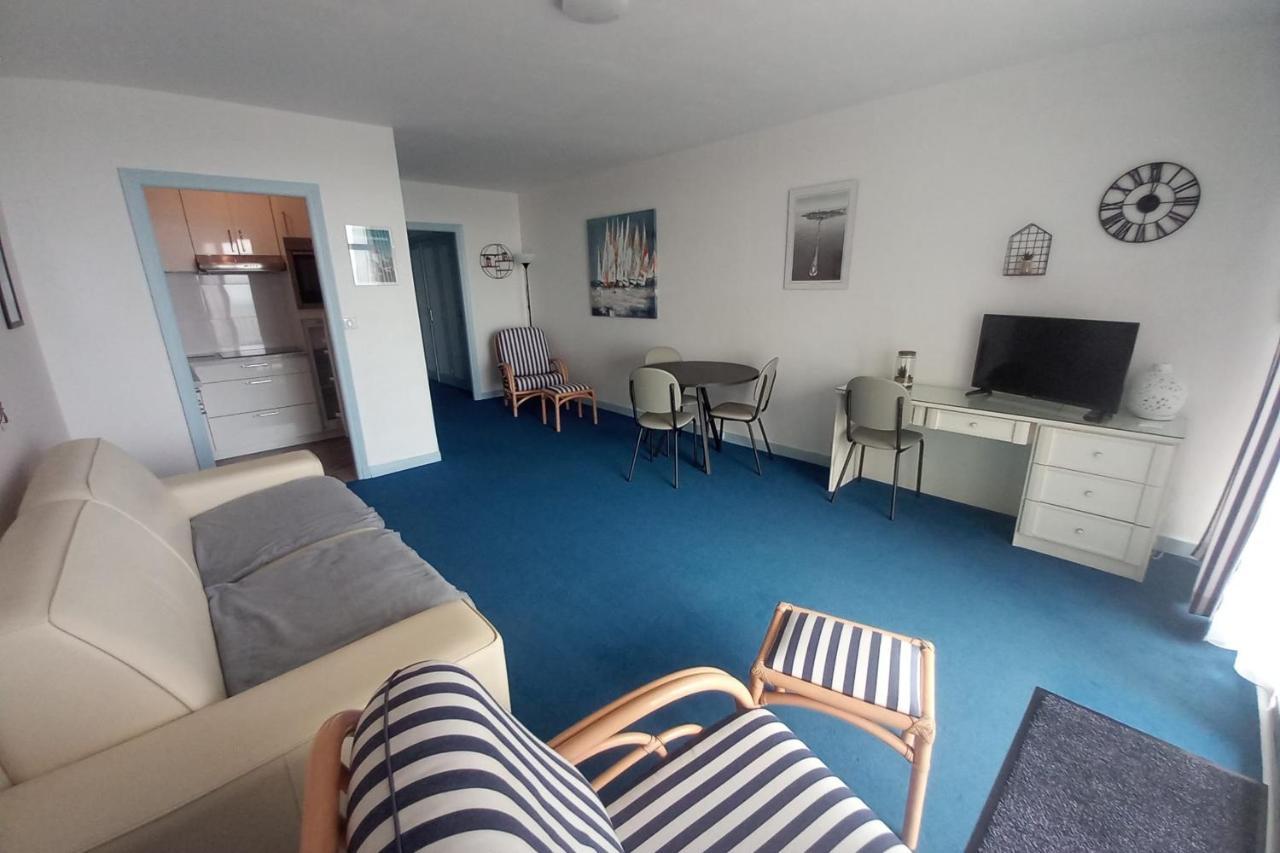 קיברון Grand Studio Vue Mer Dans Residence Des 3 Iles Pres De La Thalasso מראה חיצוני תמונה