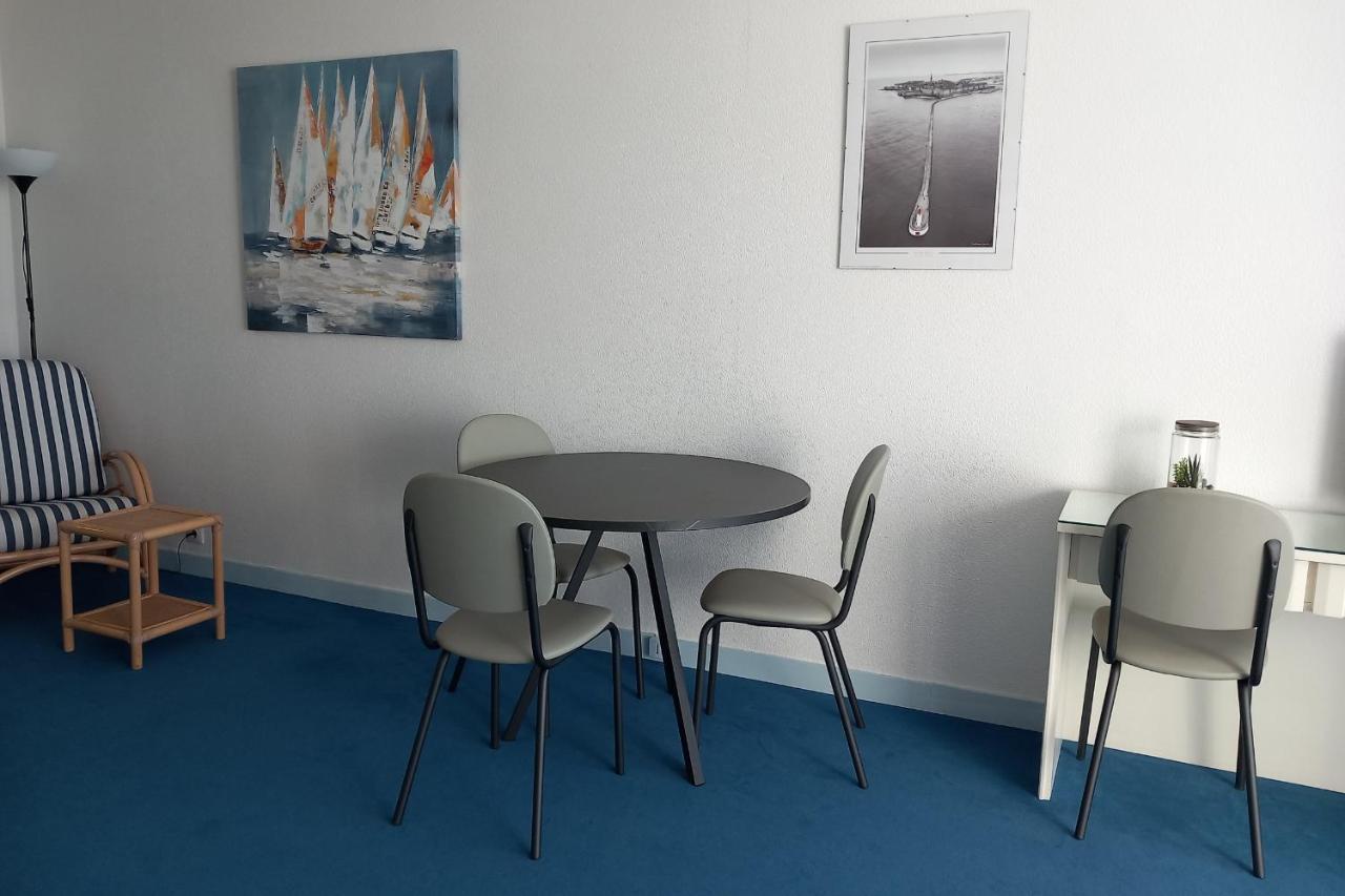 קיברון Grand Studio Vue Mer Dans Residence Des 3 Iles Pres De La Thalasso מראה חיצוני תמונה