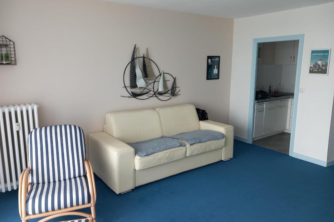 קיברון Grand Studio Vue Mer Dans Residence Des 3 Iles Pres De La Thalasso מראה חיצוני תמונה